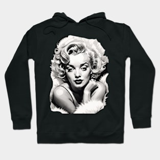 Marilyn Monroe Illustration Fanart Hoodie